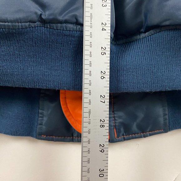 Vintage Blue Angels Rothco Flight Bomber Jacket Men's Large Blue USN US Navy - Picture 11 of 11